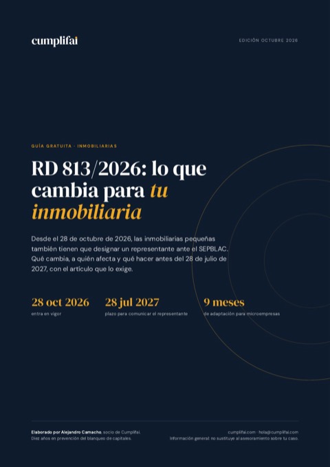 Portada: RD 813/2026: lo que cambia para tu inmobiliaria
